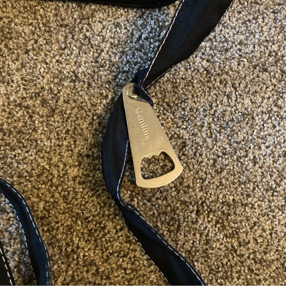 Gemline Insulated  Beverage  Cooler  Bag 12 “ Black Monogrammed  “D” NWOT - Picture 5 of 5